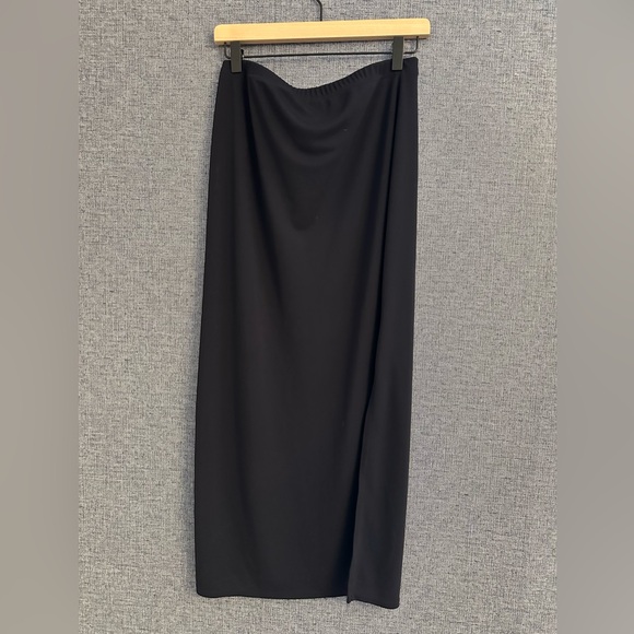 Vintage 90’s Emma James by Liz Claiborne Stretch Navy Women's Skirt Size Medium - Picture 1 of 9